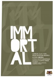Koris "Mūza" un vokālā grupa "Universum" aicina uz koncertu "Immortal"