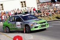 Rallijā “ERGO rallijs Cēsis 2008” pēc pirmās dienas vadībā Ivars Vasaraudzis, otrais Jānis Vorobjovs