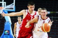 Latvijas U-20 basketbolisti pirmajā Eiropas čempionātā spēlē sagrauj Bulgāriju