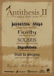 Notiks "ANTITHESIS II" jeb a night of Baltic sorrow