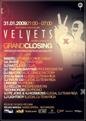 Notiks VELVETS GRAND CLOSING ballīte