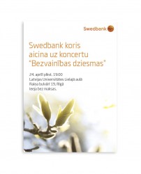 Swedbank koris aicina uz koncertu „Bezvainības dziesmas”