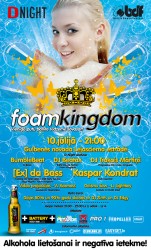 Lejasciema estrādē notiks elektroniskās deju mūzikas pasākums "Foam Kingdom"