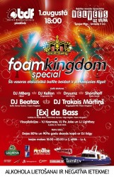 Spuņciemā notiks pasākums "Foam Kingdom Special"