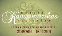 Tuvojas Rudens kamermūzikas festivāls