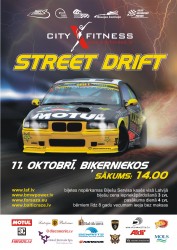 Klāt ilgi gaidītais „City Fitness Street Drift“