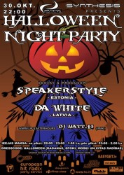 Klubā "PMK" notiks “Halloween Night Party”