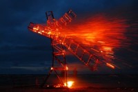 Rīdzenes ielā atklās uguns skulptūru fotoizstādi