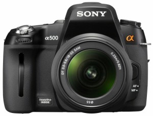 Sony DSLR-A500 – mazliet citādāka spoguļkamera