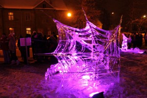 Foto: 12. Starptautiskais ledus skulptūru festivāls Jelgavā