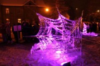 Foto: 12. Starptautiskais ledus skulptūru festivāls Jelgavā