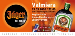 “Jager On Tour” dodas uz Valmieru