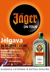 “Jager on Tour” viesosies Jelgavā