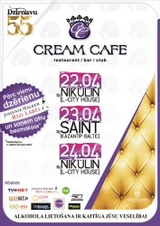 “Cream Café” aicina muzikālajā piedzīvojumā soulful–deep-funky house stilā