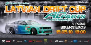 Jau šo sestdien Biķerniekos norisināsies Latvian Drift Cup 1.posms