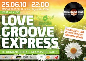 Līvānos piestās "Love Groove Express"