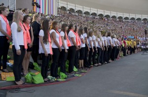 Foto: X Latvijas skolu jaunatnes dziesmu un deju svētku koru koncerts „Mana zeme – zemīte skaistā!”