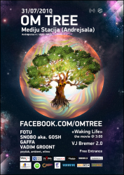 Andrejsalā notiks citas mūzikas sarīkojums «Om Tree»