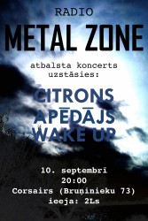 "Corsairs Rock Cafe" norisināsies jaunā radio "Metal Zone" atbalsta koncerts