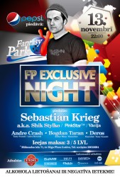 Pasākumā "FP Exclusive Night" uzstāsies vācu Progressive House smagsvars Sebastian Krieg