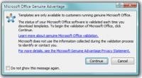 Microsoft vairs neizmantos Office Genuine Advantage