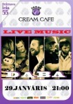 „Cream Cafe" koncertēs grupa "Da'Ba"