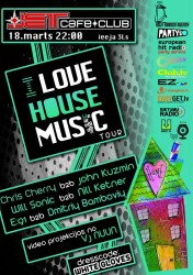 Nedēļas nogalē notiks pirmais „I Love House Music" tūres sarīkojums