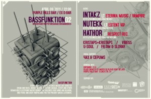 Notiks “Bassfunktion” sērijas otrais pasākums