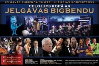 Jelgavas Bigbenda 20 gadu jubilejas koncertšovs „Ceļojums kopā ar Jelgavas Bigbendu"