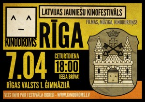 Rīt notiks kinofestivāla „Kinodroms" Rīgas pusfināla filmu skate