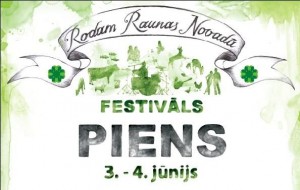 Festivāla „Rodam Raunas novadā. Piens" noskaņu papildinās Kaspara Podnieka gaismas projekcijas