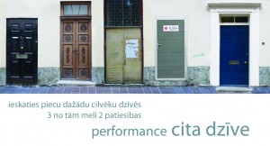 "Dirty Deal Teatro" "Baltajā naktī" piedāvā performanci "Cita dzīve"