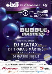 Jelgavā notiks „Bubble Madness 2" pasākums