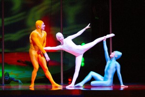 Foto: "Cirque du Soleil" šovs "Saltimbanco" Arēnā Rīga