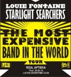 Louie Fontaine & Starlight Searchers koncertēs "Aptiekā"