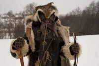 Latviešu tradicionālās maskas Dabas muzejā